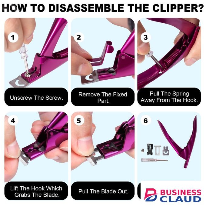 11-Piece Professional Nail Clipper Set - Heavy Duty Stainless Steel U-Shaped False Nail Clippers with Sharp Blades and Ergonomic Handle