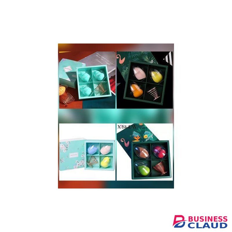 3PC Makeup Beauty Blending Sponges with Stand â€“ Non-Latex, Multi-Use for Foundation, Creams, Serums, and More â€“ Soft, Reusable, and Gentle on Skin â€“ With Metal Drying Holder