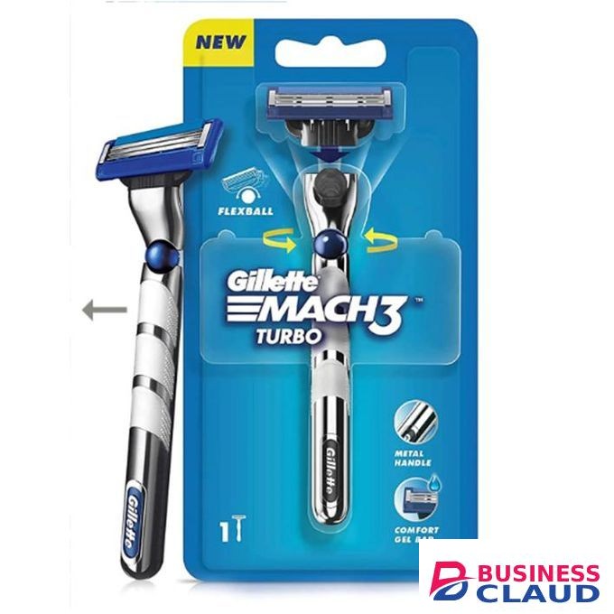 Gillette Mach 3 Turbo Men’s Razor with Flexball Technology
