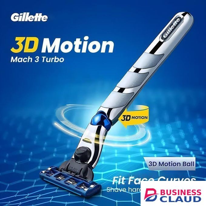 Gillette Mach 3 Turbo Men’s Razor with Flexball Technology