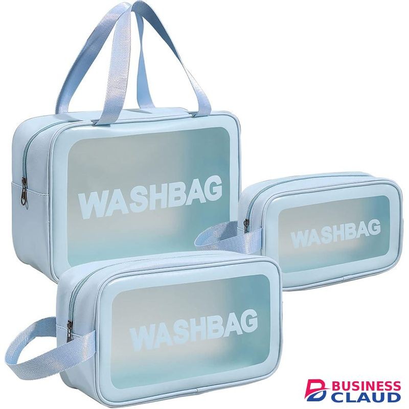 3-piece Multi purpose wash bag/travel cosmetics and Toiletry bag set
