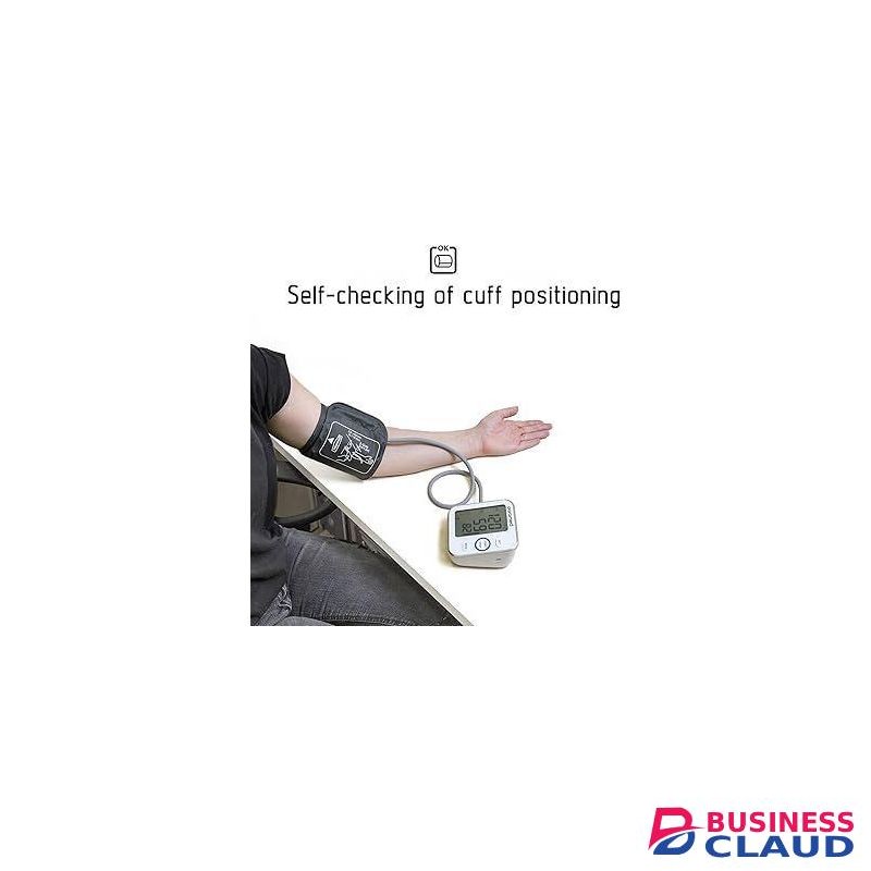 Digital Arm Wrap Type Pulse and Blood Pressure Monitor with Dual Power Options USB and Battery, Accurate Home Health Monitoring, Easy One-Touch Operation, Large Display, Memory Storage, Portable Design