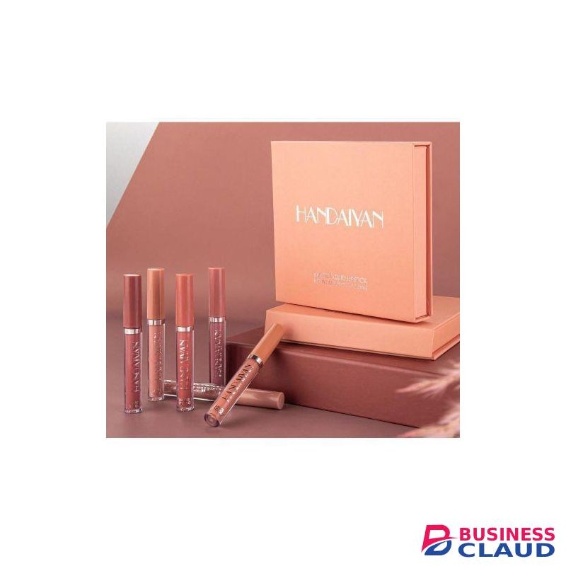 6PCS/Set Matte Lip gloss Suit non-drying Lip gloss Long-lasting Liquid Cosmetics Durable Waterproof Lip gloss Non-Fading Makeup Multi Color Lip gloss A-Series Colors
