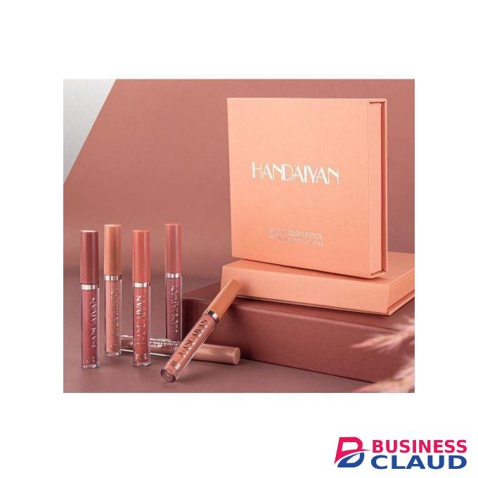 6PCS/Set Matte Lip gloss Suit non-drying Lip gloss Long-lasting Liquid Cosmetics Durable Waterproof Lip gloss Non-Fading Makeup Multi Color Lip gloss A-Series Colors