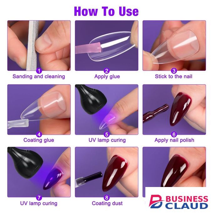 Nail Lamp LED Nail Manicure Dryer Curing Light with Black Gooseneck and Clamp for Gel Nails