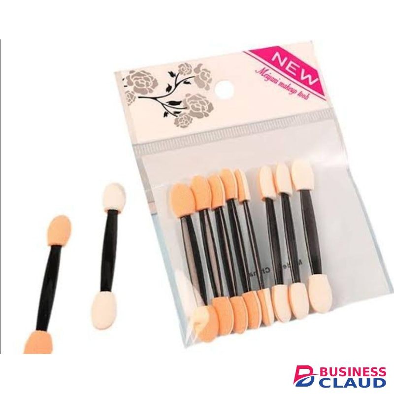 12pcs double ended applicators Eye Shadow Stick Powder Brushes Sponge Eyeshadow Applicator Eyes Makeup