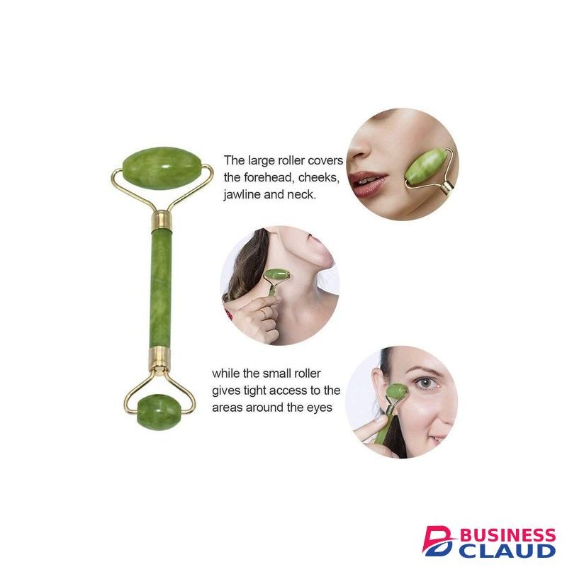 100% Natural Anti Aging Jade Stone Face Massage Roller