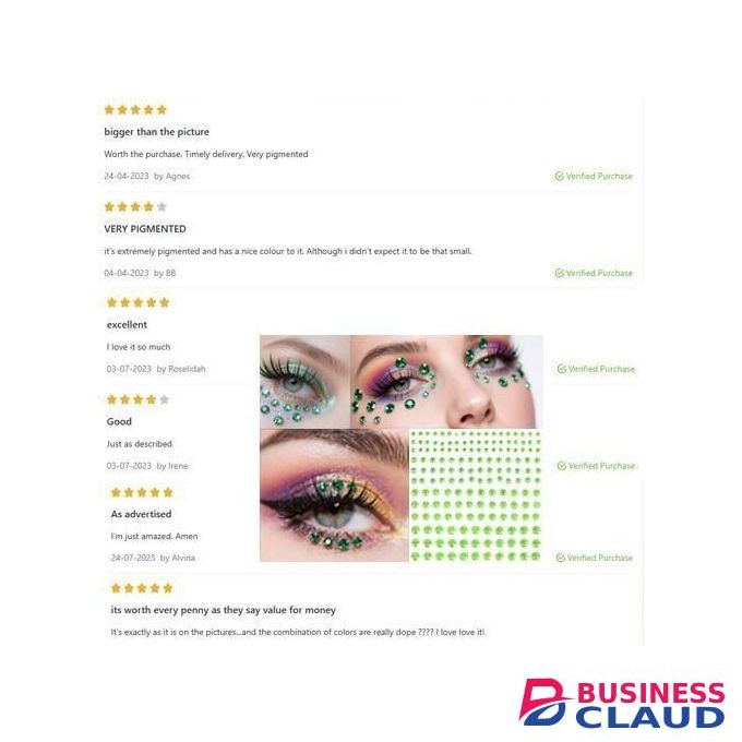 Diamond Makeup Eyeshadow Stickers(Mist)