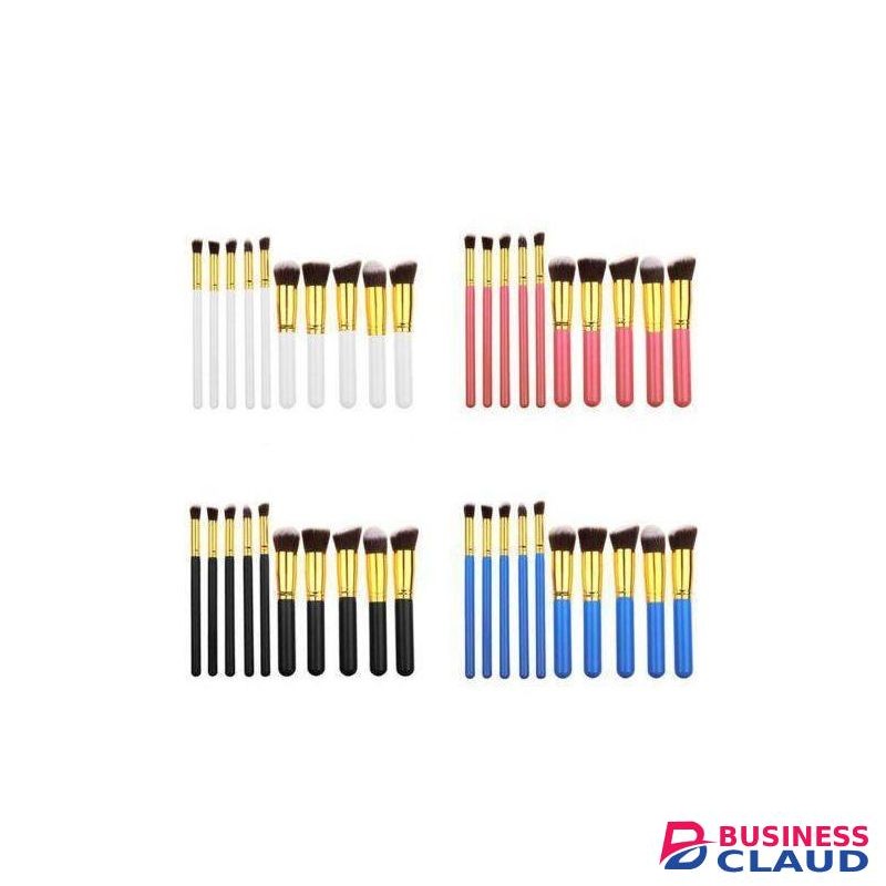 10piece Makeup Brush Set