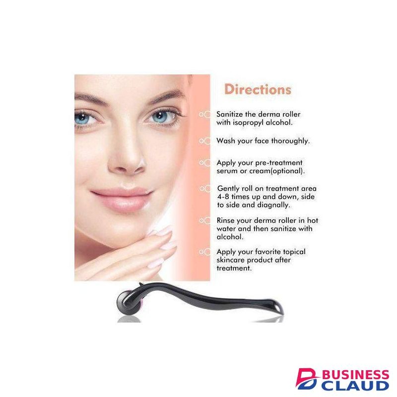 Derma Roller 0.5mm 1.5mm DERMAROLLER MICRO NEEDLE BEARD HAIR SKIN FACE WRINKLE & ANTI-AGING DERMA