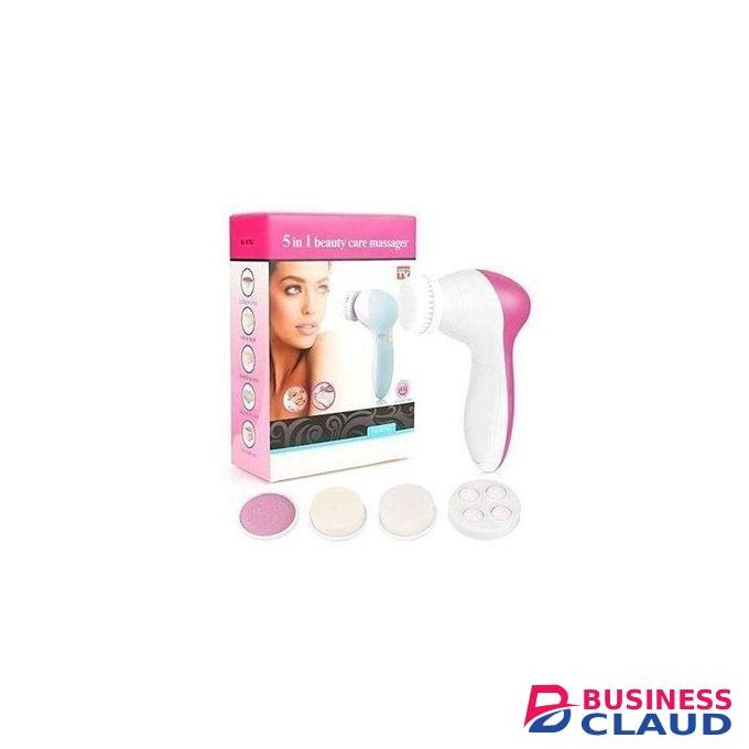 5 In One Multifunctional Deep Cleansing Facial Cleansing Device,Pale Violet Red