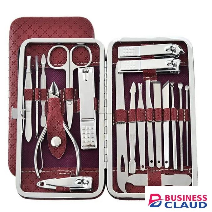 19 Pcs/set stainless steel nails clippers set household trimming toe nail scissors nail clippers manicure beauty nail art tools