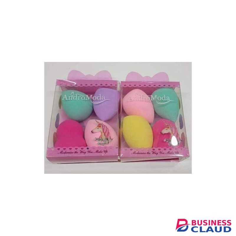 4pcs Makeup Sponge Travel Case Bundle Set Precision Flawless
