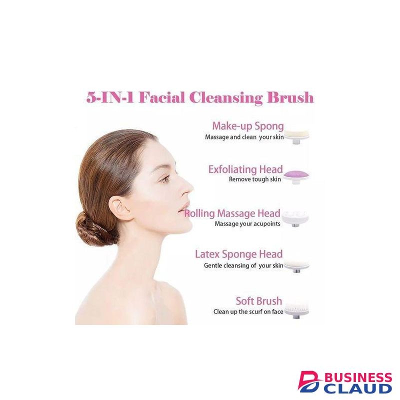 5 In 1 Pore Cleaner, Body Massager-Face Cleansing Facial Brush Deep Cleaning