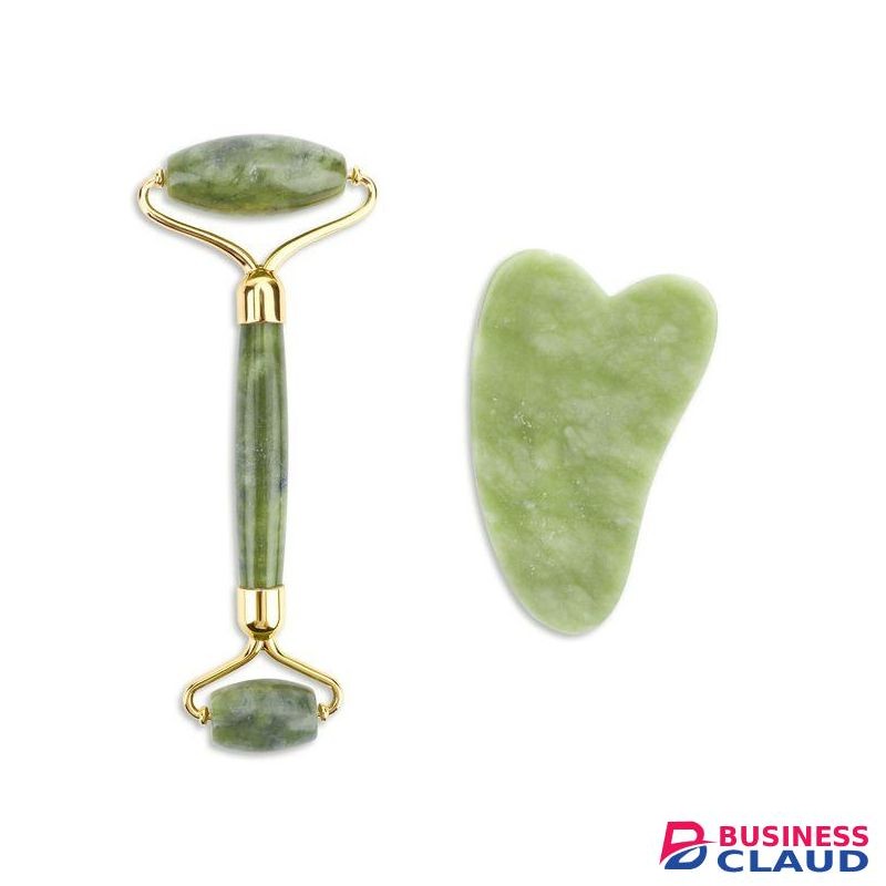 Rose Quartz Natural Facial Roller Massager For Face Body Neck
