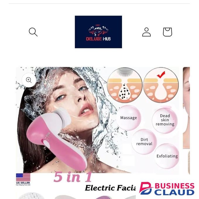 5 in 1 electric facial cleanser