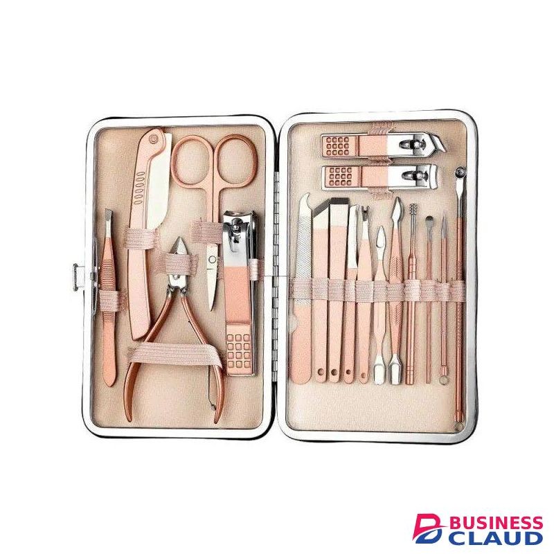 /18 PCS/Set Nail Clippers Trimmers Ear Spoon Dead Skin Pliers Nail Cutting Stainless Steel Scissors Nail Beauty Manicure Tools