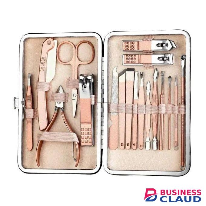 /18 PCS/Set Nail Clippers Trimmers Ear Spoon Dead Skin Pliers Nail Cutting Stainless Steel Scissors Nail Beauty Manicure Tools