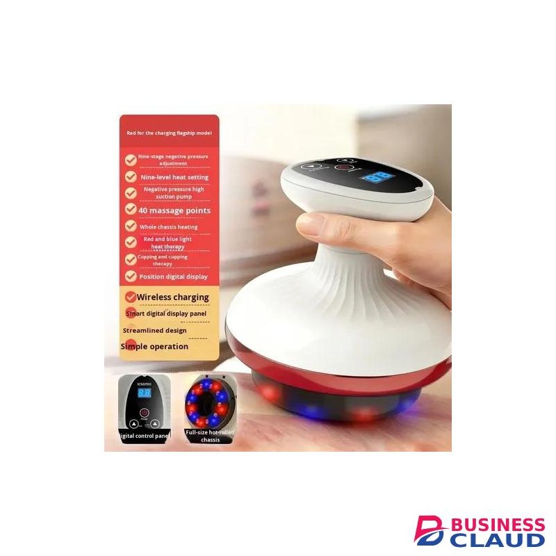 Negative pressure vacuum fat removal device, cupping therapy tool, red light therapy massager