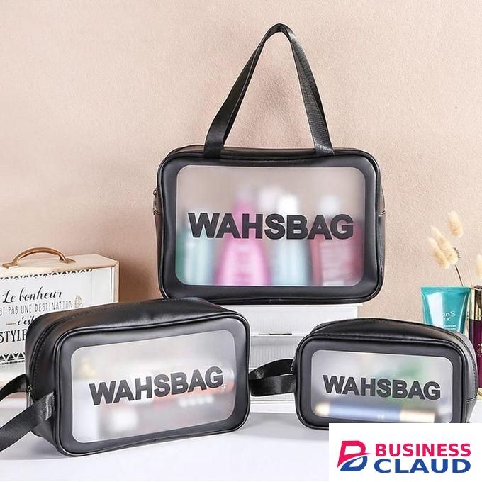 3D Fashion 3Pc Waterproof Cosmetic Bag/ Wash Bag Makeup Organizer