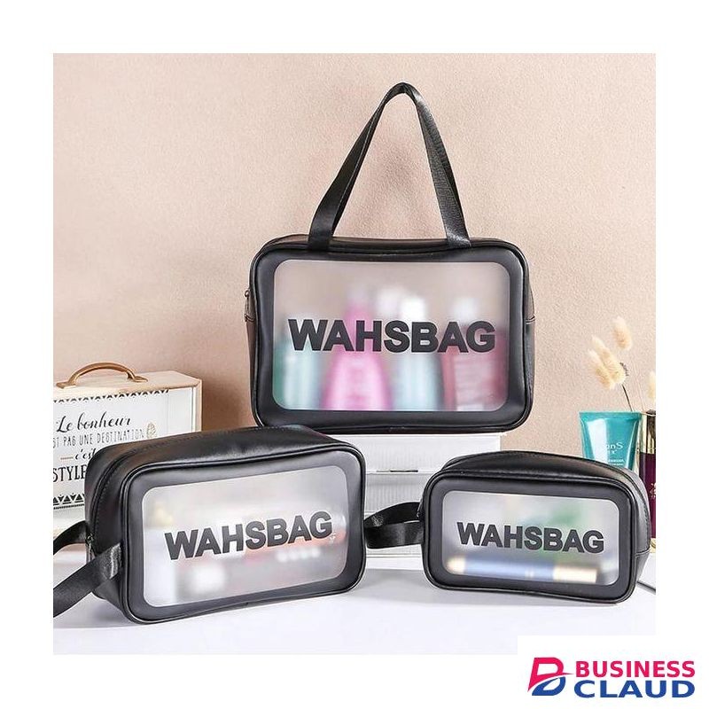 3D Fashion 3Pc Waterproof Cosmetic Bag/ Wash Bag Makeup Organizer