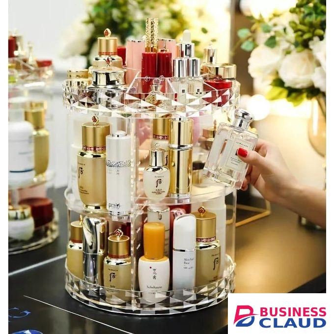 360 Degree Rotating Acrylic Make Up Organizer/Cosmetic Organizer