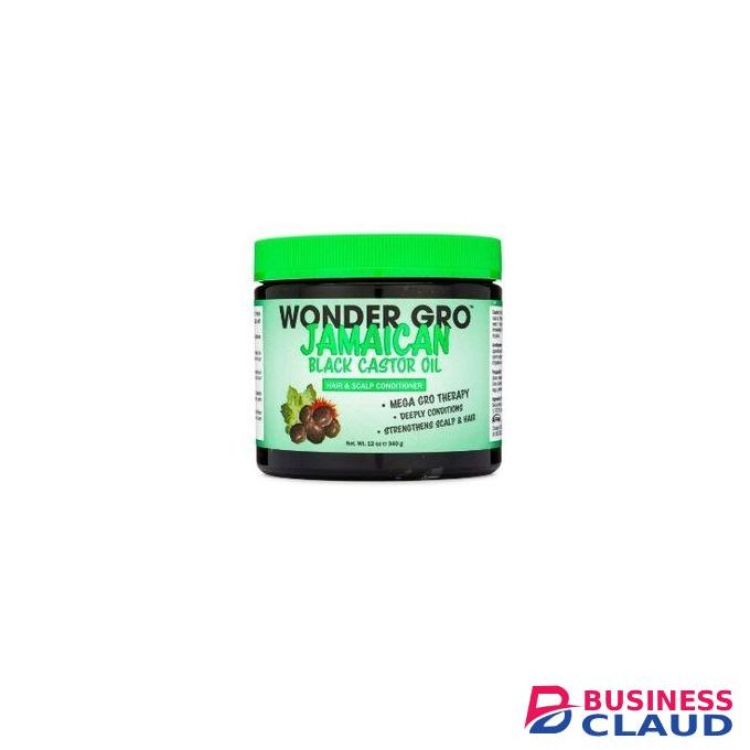 Wonder Gro JAMAICAN BLACK CASTOR OIL- 340g.
