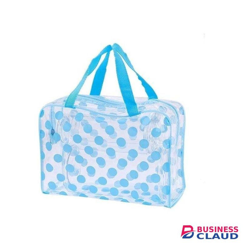 Dot Women Transparent PVC Cosmetic Bags Swimming Bags Waterproof Necesser Wash Toiletry Tote Bag Makeup Pouch Case