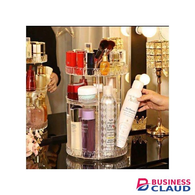 360 Degree Rotating Acrylic MakeUp Organizer/Cosmetic Organizer