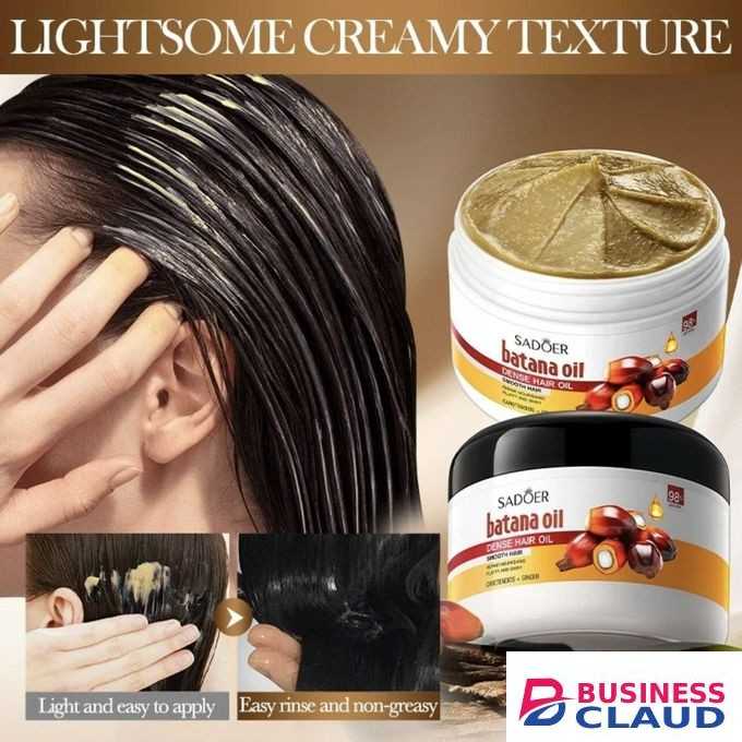 New Batana Oil Hair Growth & Hair Strengthening Pure Batana Oil Scalp Moisturizing Hair Care Oil Prevents Hair Loss, Eliminates Split Ends, Enhances Thickness - 100g