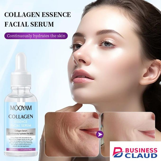 MOOYAM COLLAGEN ESSENCE FACIAL SERUM HYDRATING AND MOISTURIZING BEAUTY SERUM ANTI-WRINKLE , CLEARS FINE LINES REPAIRS DAAMAGED SIN