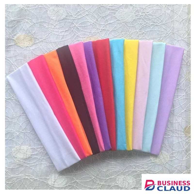 12 Packs Soft Stretchy Elastic Headbands - Beauty Head Wraps and Hair Accessories for Women and Girls