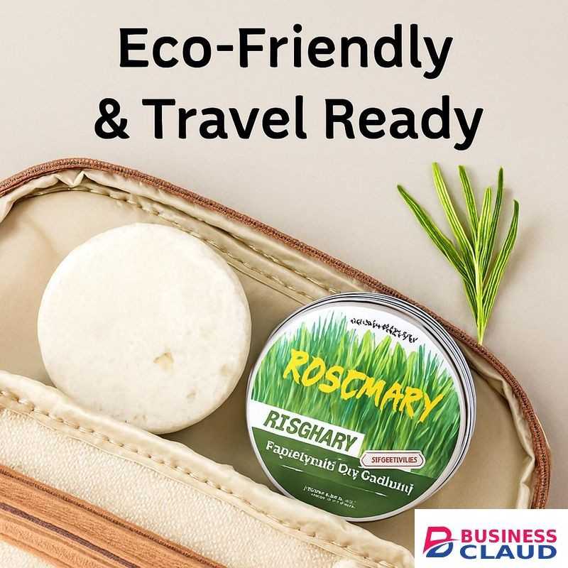 Rosemary Handmade Shampoo Bar – Natural Hair Care, No Silicone Oil, BeCrueltyFree, 65g