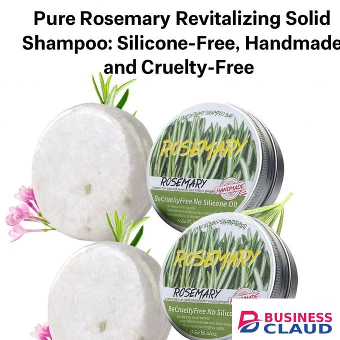 Rosemary Handmade Shampoo Bar – Natural Hair Care, No Silicone Oil, BeCrueltyFree, 65g