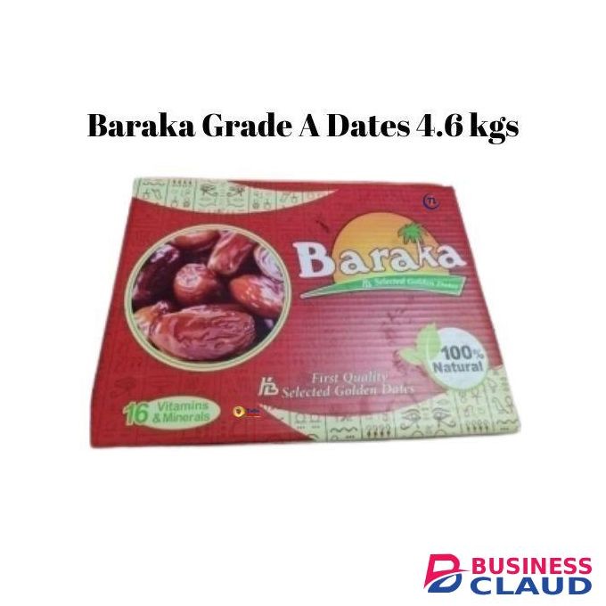 Baraka Organic Natural Dates 4.6 kgs - Grade A Premium Quality Dates - Ramadhan Iftar Date