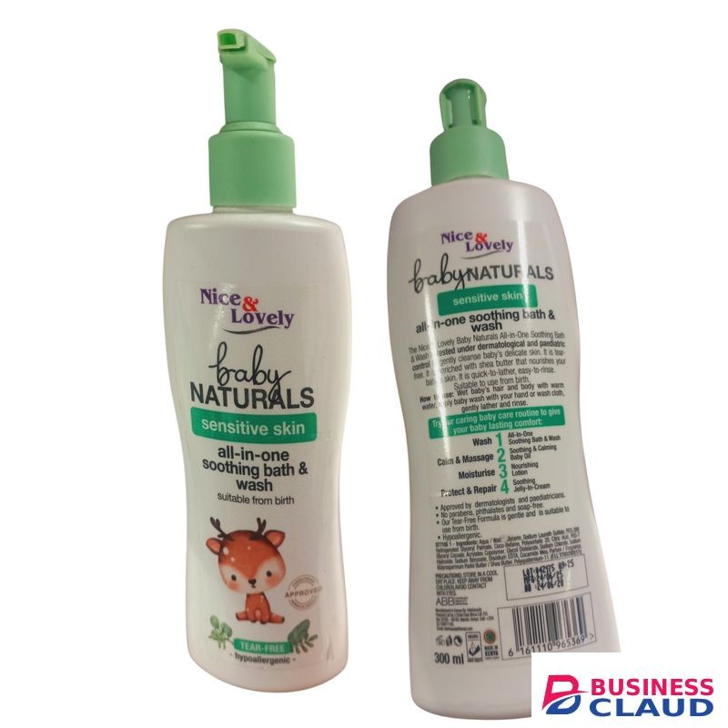Nice &Lovely All in One Baby Bath &Wash-1pc *300ml