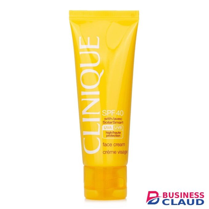 Clinique Face Cream Solar Smart With SPF 40 Sunscreen. Moisturizes, Prevent Formation Of Wrinkles, Dark Spots & Other Signs Of Aging, Protect Against Burning Effects Of UVA And UVB Rays & Anti-Aging