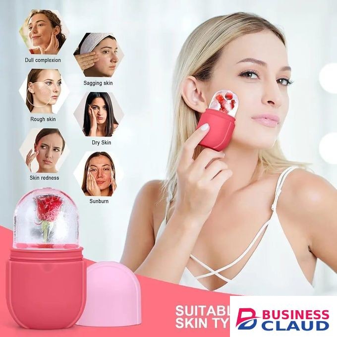 Un Branded Silicone facial ice roller for skincare