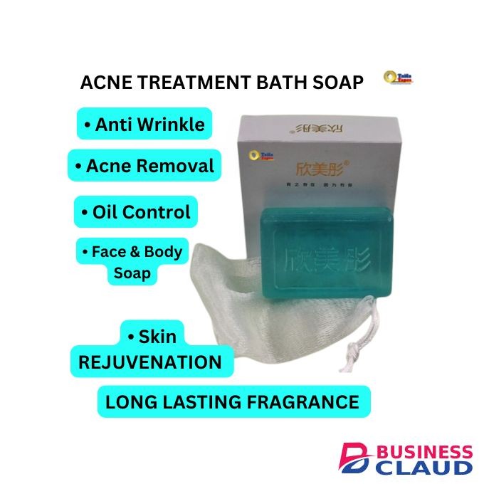 2 PCS ANTI WRINKLE ANTI AGEING SKIN REJUVENATION ACNE TREATEMENT MULTI PURPOSE FACE AND BODY BATH SOAP