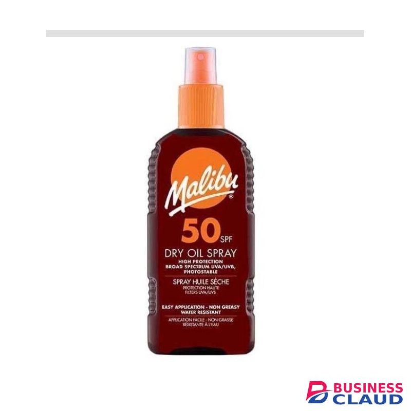 Malibu SPF50 Dry Oil Spray – High Protection Sun Care 200ML