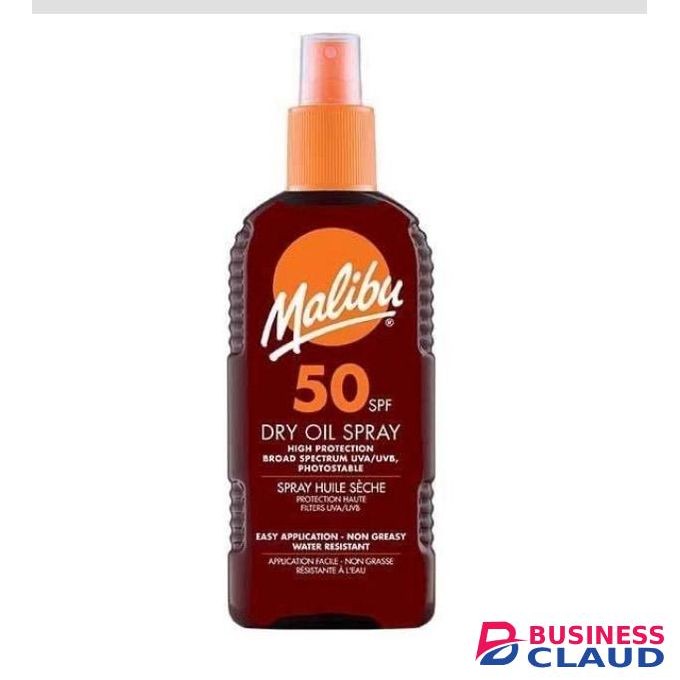 Malibu SPF50 Dry Oil Spray – High Protection Sun Care 200ML