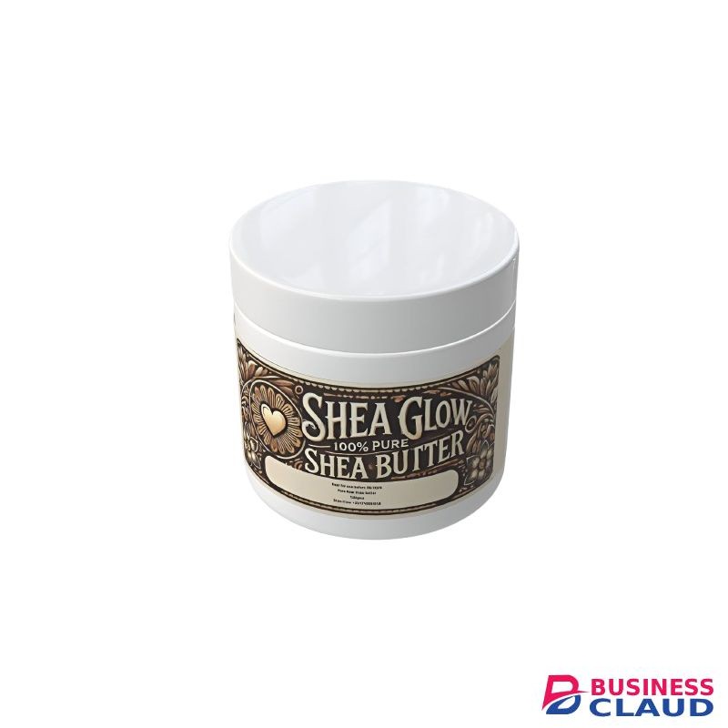 SHEA GLOW 200ml – 100% Pure & Natural Shea Butter for Stretch Marks, Eczema & Beards Care