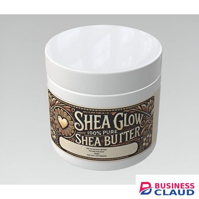 SHEA GLOW 300ml – 100% Pure & Natural Shea Butter for Stretch Marks, Eczema & Beard Care