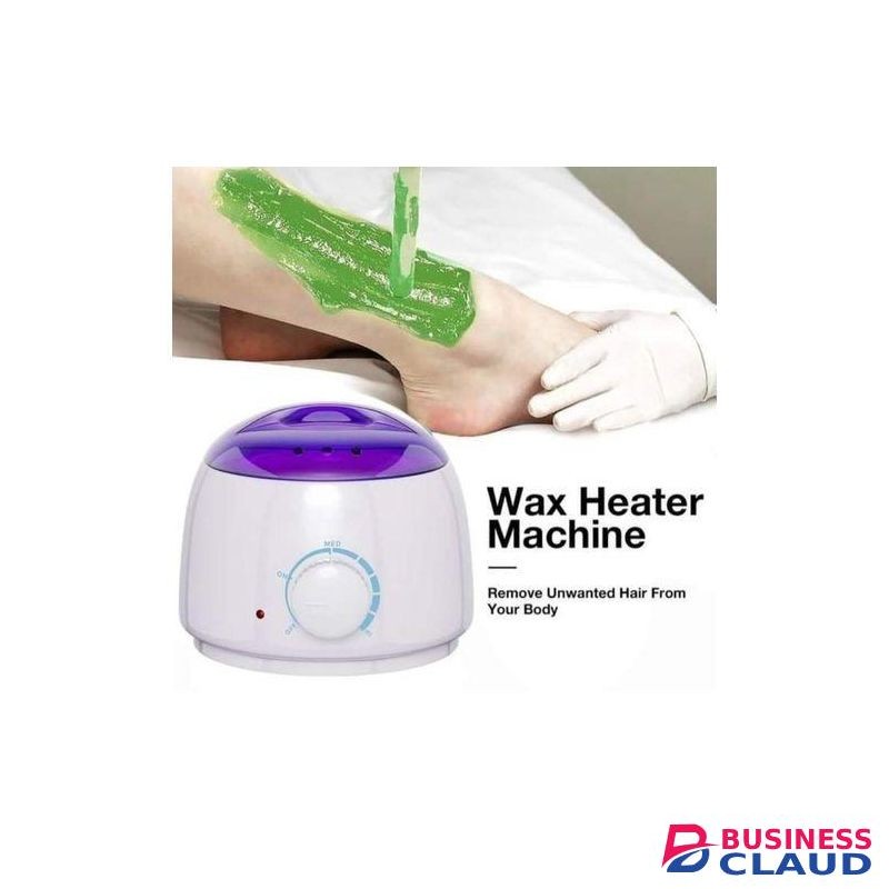 Professional Wax Warmer Machine - 360° Fast Melting Pot For All Wax Types - Hair Removal Wax Heater With Aluminum Container & See-Through Cover