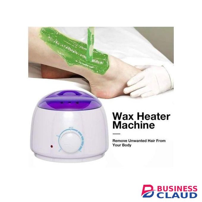 Professional Wax Warmer Machine - 360° Fast Melting Pot For All Wax Types - Hair Removal Wax Heater With Aluminum Container & See-Through Cover