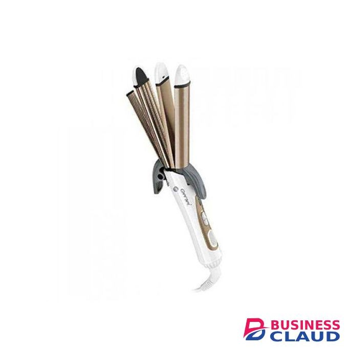 Geemy 4 In1 Flat Iron Hair Straightener/Curler Tourmaline
