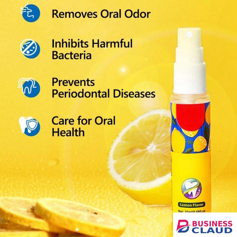 Disaar Mouth Spray,Mouth Freshener,Refreshing and Moisturizing,Breath Freshener,Bad Breath Treatment for Adults,Oral Care Spray for MouthLemon Llavor-20ml