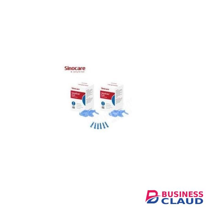 Sinocare High Quality Sinodraw® Soft Twist Disposable Blood Lancets (28G) – Sterile, Single-Use, and Compatible with Most Lancing Devices (50pcs)
