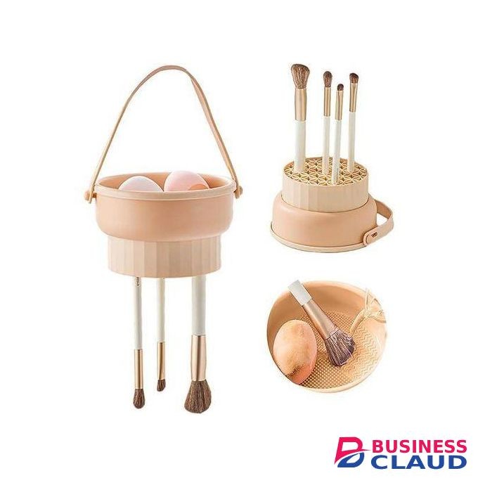 2 in 1 Silicone Makeup Brush Cleaner Bowl Cosmetic Brushes Cleaning Tool Makeup Cleaner for Brushes