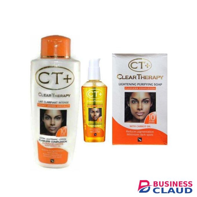 Ct+ Clear Therapy Lightening Set For Flawless Complexion